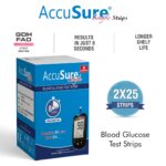 Accusure Blood glucose simple test strips 50T